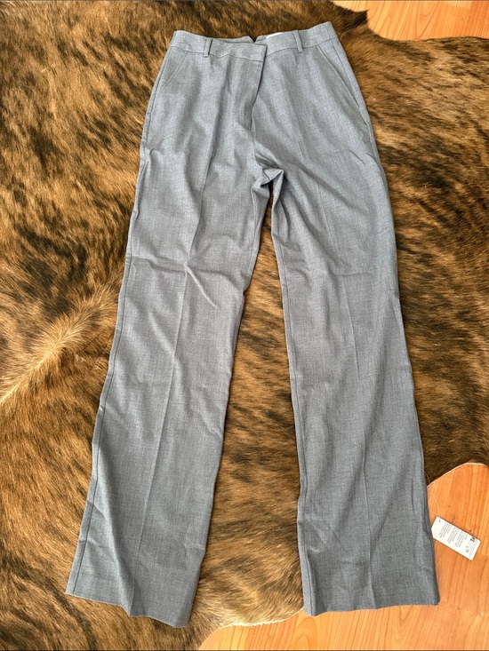 ASOS Tall Pants - ASOS Tall Gray Dress Pants - Classic Straight Fit